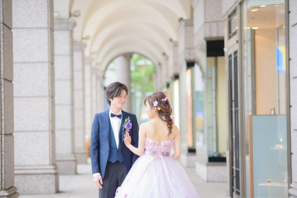 結婚記念日にペアコーデ前撮り  ウェディングフォト.com